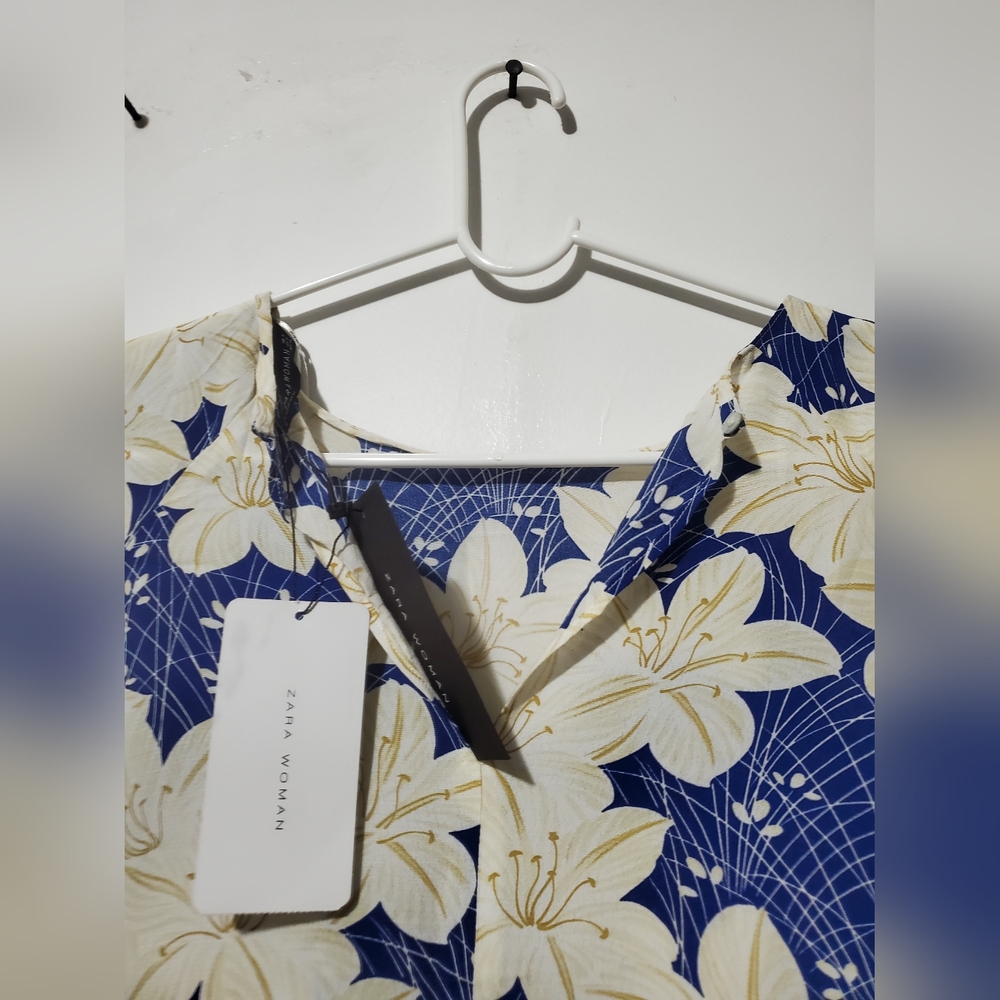 Zara Woman Floral Dress - Picture 11 of 16